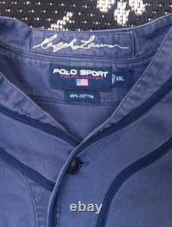 RARE! Vintage Ralph Lauren Polo Sport New York Baseball Jersey XXL yankees