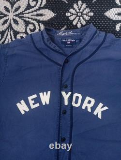 RARE! Vintage Ralph Lauren Polo Sport New York Baseball Jersey XXL yankees