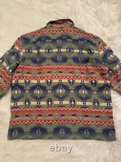 RRL Double RL Ralph Lauren New Jacquard Southwestern Camp Shirt Blanket Aztec 1
