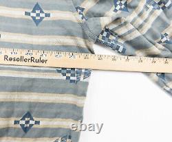 RRL Ralph Lauren Shirt Mens 2XL XXL Button Up Knit Jersey Navajo Double RL NEW