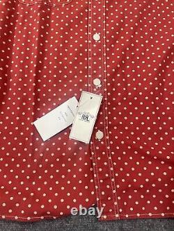 RRL Ralph Lauren Shirt Mens Xxl Polka Dot Western Cowboy