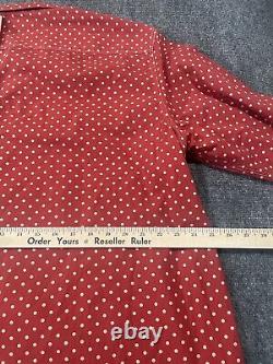 RRL Ralph Lauren Shirt Mens Xxl Polka Dot Western Cowboy