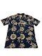 Rrl Ralph Lauren Vintage Inspired Hawaiian Navy Floral Shirt Men Small Shirt