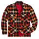 Rrl By Ralph Lauren Checked Wool Overshirt Red / Orange Multi