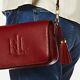 Ralph Lauren Bag Red Carmen Embroidered Leather Crossbody Bag New With Tags