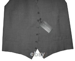Ralph Lauren Black Label Mens Vest Hand Made In Italy 6 Button Gray 46l 46 L New