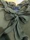 Ralph Lauren Black Label Top Cami Green 100% Mercerized Cotton Chiffon Ruffles L