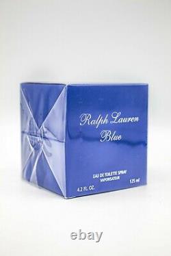 Ralph Lauren Blue Perfume 4.2Oz 125ml EDT Eau De Toilette Spray Women New Sealed