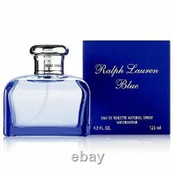 Ralph Lauren Blue Women's Eau de Toilette 4.2FL OZ /125ML NIB (WITH CELLO)