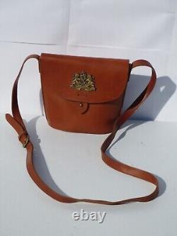 Ralph Lauren Brown Leather Crossbody Bag Vintage