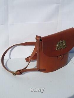 Ralph Lauren Brown Leather Crossbody Bag Vintage