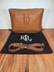 Ralph Lauren Brown Pebbled Leather Jamey Crossbody Handbag New With Dust Bag