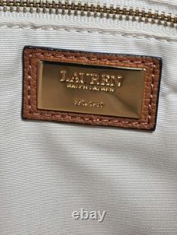 Ralph Lauren Brown Pebbled Leather Jamey Crossbody Handbag New With Dust Bag