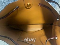 Ralph Lauren Carryover Andie Tote Drawstring Handbag Burgundy NEW