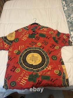 Ralph Lauren Casino Button Up Xxl / Very Rare Size /Mint Condition With The Tags