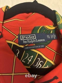 Ralph Lauren Casino Button Up Xxl / Very Rare Size /Mint Condition With The Tags