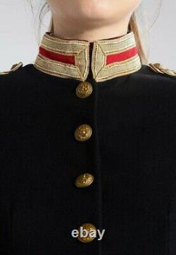 Ralph Lauren Denim Supply Military US Army Wool Officer Band Commander Jacket