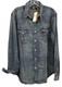 Ralph Lauren Double Rl Pearl Snap Western Button Down Ls Shirt Sz. Large New