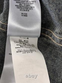 Ralph Lauren Double RL Pearl Snap Western Button Down LS Shirt Sz. Large New