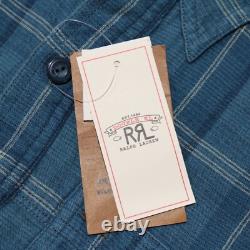 Ralph Lauren Double RL (RRL) NWT Casual Button Down Shirt Size S Blue Plaid