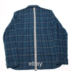 Ralph Lauren Double RL (RRL) NWT Casual Button Down Shirt Size S Blue Plaid