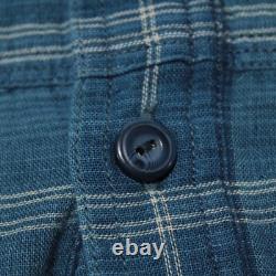 Ralph Lauren Double RL (RRL) NWT Casual Button Down Shirt Size S Blue Plaid