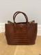 Ralph Lauren Embossed Leather Large Marcy Satchel