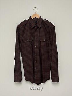 Ralph Lauren Front Pocket Shirt Men's Brown. Size Small. $595