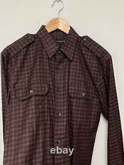 Ralph Lauren Front Pocket Shirt Men's Brown. Size Small. $595