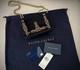 Ralph Lauren Hand Bag Crossbody Women's Velvet Made Italy Black Nwt $1750