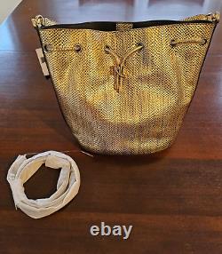 Ralph Lauren Holiday Gold Tote Purse Bag New With Tags