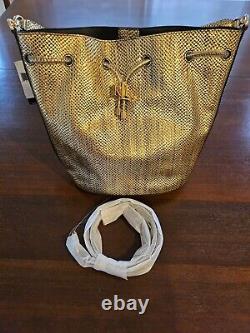 Ralph Lauren Holiday Gold Tote Purse Bag New With Tags