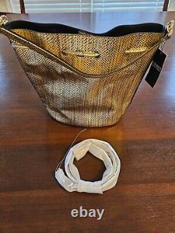 Ralph Lauren Holiday Gold Tote Purse Bag New With Tags