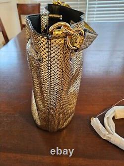 Ralph Lauren Holiday Gold Tote Purse Bag New With Tags