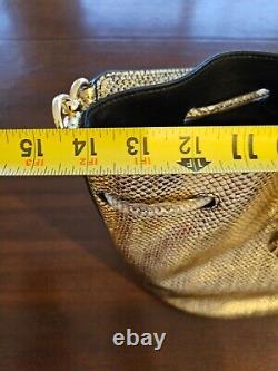 Ralph Lauren Holiday Gold Tote Purse Bag New With Tags