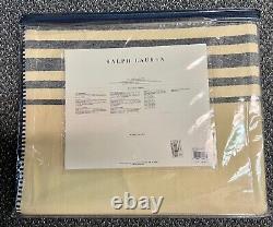 Ralph Lauren Home Waltham Stripe King Bed Blanket New $355 Free Shipping