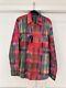 Ralph Lauren Ikat Plaid Print Shirt Size Large