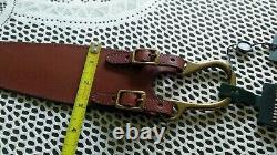 Ralph Lauren Lauren NWT Equestrian Wide Waist Leather Belt, Deep Saddle Size S