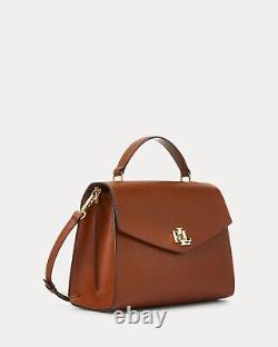 Ralph Lauren Leather Medium Farrah Satchel