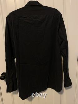 Ralph Lauren Men's Button Down Dress Shirt Black Size L Large New NWT $495
