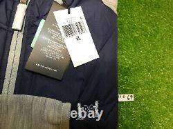 Ralph Lauren Men's RLX Jersey Sleeve Golf Jacket NGLA Navy/Grey Extra Large New