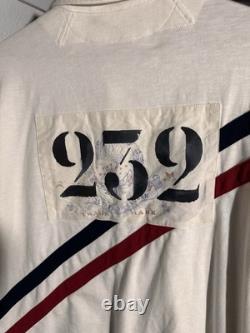Ralph Lauren Men's XL Vintage Long Sleeve All American Off White Polo Shirt NWT
