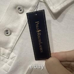 Ralph Lauren Men's XL Vintage Long Sleeve All American Off White Polo Shirt NWT