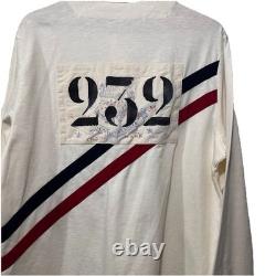 Ralph Lauren Men's XL Vintage Long Sleeve All American Off White Polo Shirt NWT