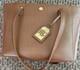 Ralph Lauren Newbury Leather Satchel Bag 13 Inches Wide With Dust Cover-new
