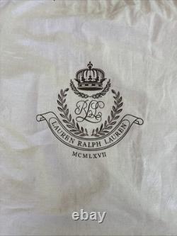 Ralph Lauren Newbury Leather Satchel Bag 13 Inches Wide with Dust Cover-New