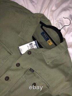 Ralph Lauren Polo Big And Tall Military Field Shirt Size 3XB