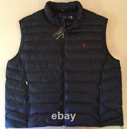 Ralph Lauren Polo Full-Zip Down Style Puffer Vest Jacket XXXXL 4XL Big 4XB