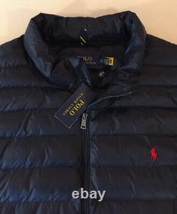 Ralph Lauren Polo Full-Zip Down Style Puffer Vest Jacket XXXXL 4XL Big 4XB