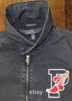 Ralph Lauren Polo Indigo Stadium 1992 Jacket Snowbeach USA Pwing Men's Large NEW